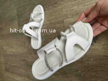 Шлепанцы A.Lex 2421белая кожа