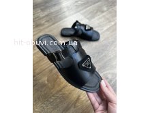 Шлепанцы A.Lex 2388 черная кожа