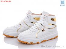 Кроссовки QQ shoes BK72 white-gold