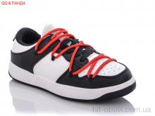 Кросівки QQ&Панда, BK75 white-black old