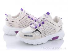 Кроссовки Class Shoes BAL190 бежево-фиолетовый