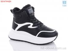 Черевики QQ shoes, JP31 black-white