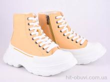Ботинки Violeta 166-31 yellow-white