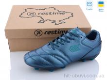 Футбольная обувь Restime DM023102-2 navy-cyan