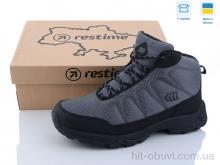 Ботинки Restime PMZ23566 d.grey-black