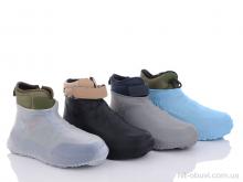 Чехлы для обуви 7garden F7619L бахіли силіконові від дощу та бруду mix