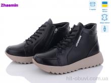 Ботинки Zhasmin 07070К чорний хутро