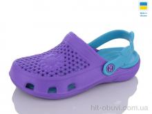 Крокси Inblue Сабо жіночі N2 фіолетово-бірюзовий