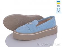 Туфлі G-AYRA 606 блакитний замш