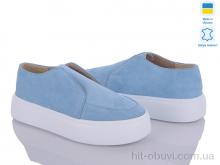 Туфлі G-AYRA 604 блакитний замш