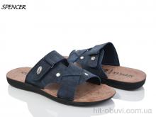 Шлепки Spencer 2203 blue