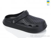 Кроксы Lot Shoes Сабо 8 чорний