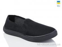 Слипоны Lot Shoes NC3 чорний