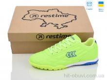 Футбольная обувь Restime DW024133-1 lime-royal