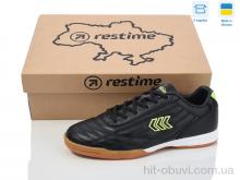 Футбольная обувь Restime DW024133 black-lime