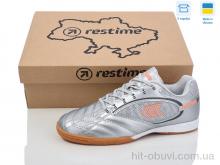 Футбольная обувь Restime DW024139 silver-orange