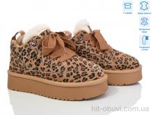 Угги Violeta M6131-10 camel-leopard