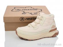 Черевики Restime HWZ24393 beige