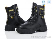 Черевики Ok Shoes 2169B black-yellow