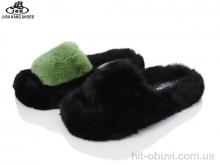 Капці Jibukang 323-19 black-green mix