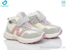 Кроссовки Comfort-baby 8609 сір-рожевий