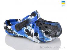 Кроксы Lot Shoes N016 синій-білий