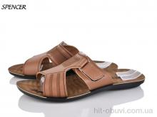 Шлепки Spencer 6319-2 коричневий