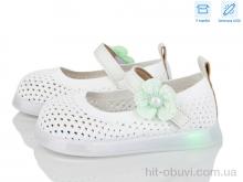Туфли Poni kids B691 white LED