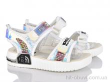 Босоніжки ASHIGULI A2372 white-silver