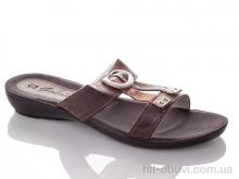 Шльопанці DeMur W1512-brown