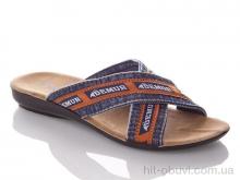 Шльопанці DeMur W3065-blue orange