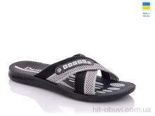 Шлепки DeMur TRK STL black-grey