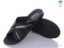 Шлепки DeMur TRK 007 black-white new