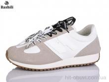 Кроссовки Башили H6521-112 beige-white