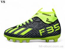 Футбольне взуття VS Soccer 02 black-green