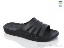 Шльопанці Lot Shoes Крабік чорний