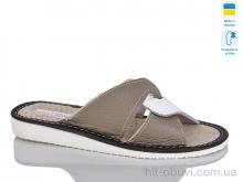 Шльопанці Lot Shoes, 1-3 коричневий комн