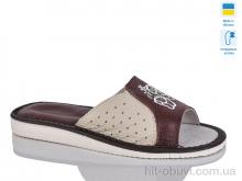 Шльопанці Lot Shoes, 1-4 бордовий комн