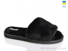 Капці Lot Shoes, Кімнатні капці хутро чорний