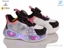 Кросівки Clibee-Doremi EA368 black-peach LED