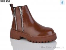 Черевики Super Gear 01-058A brown