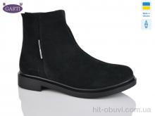 Черевики Garti 351 чорний замш