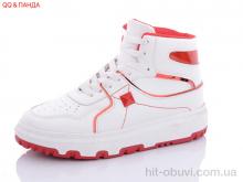 Кросівки QQ&Панда BK72 white-red
