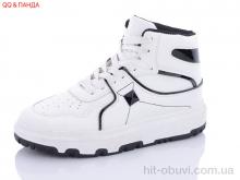 Кросівки QQ&Панда BK72 white-black