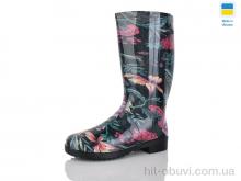 Резиновая обувь Lot Shoes Літма квітка чорний