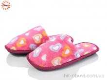Тапки Jumay Капці жін серце кольор.-рожеві