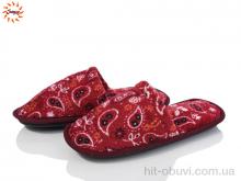 Тапки Jumay Капці жін листок бордо