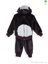 Комплекти дитячі Kir15 29182 коричневий батнік-штани