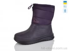 Чоботи з піни Inblue, D391-1DF фіолетовий