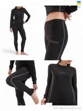 Термобілизна Sport style Жіноча термо білизна чорний (S-XL)